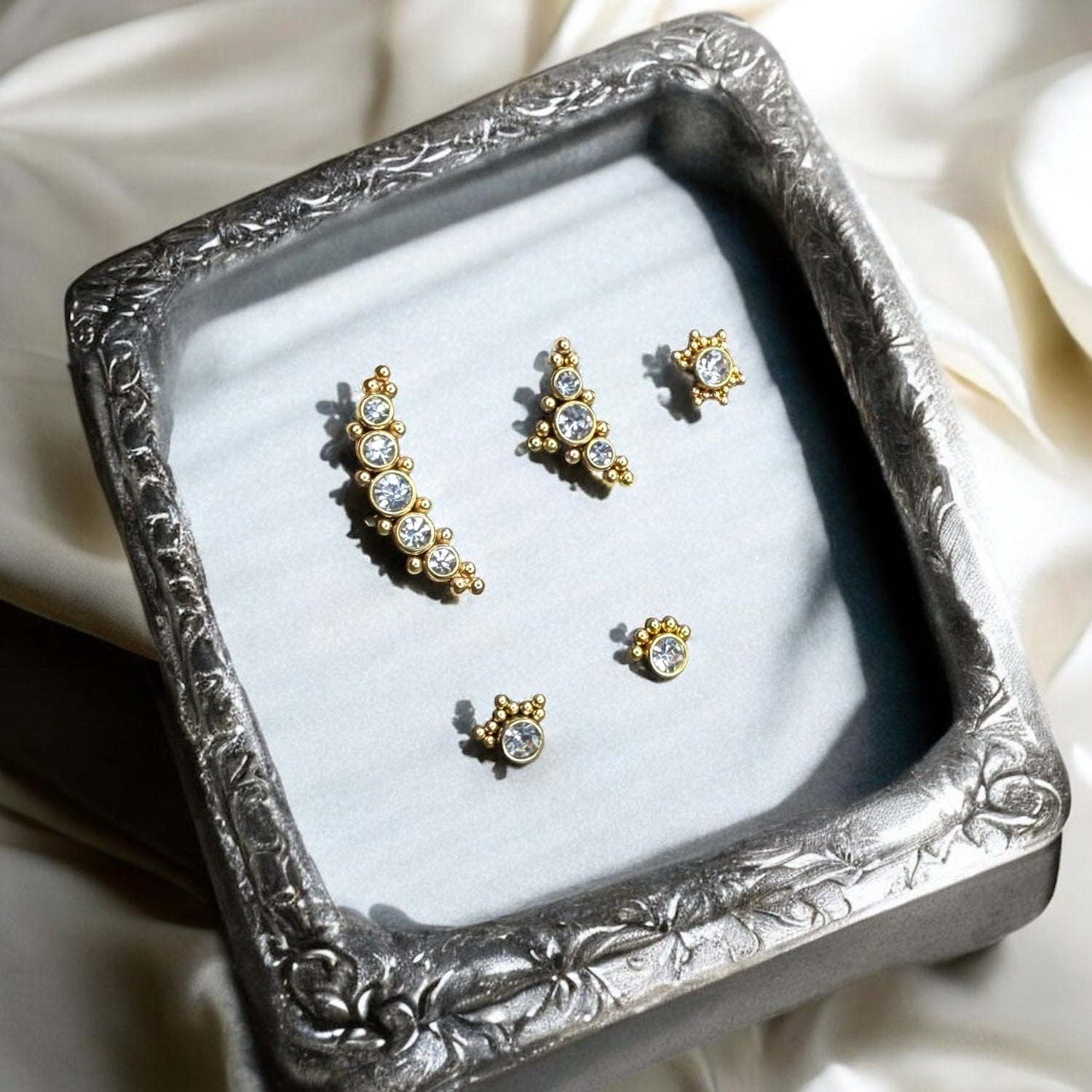 Valentina ornamental labret collection Titanium
