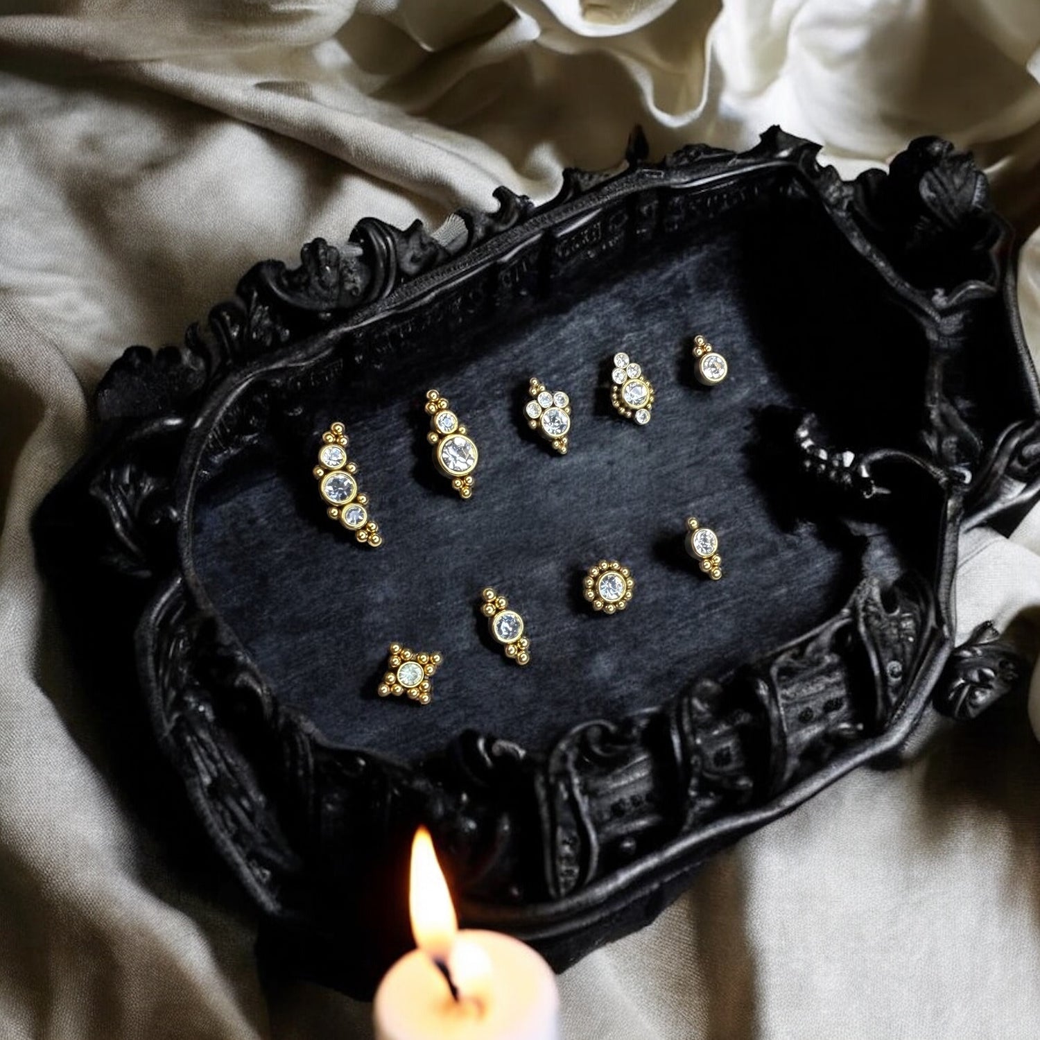 Gold ornate collection