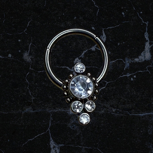 Tribal septum ring